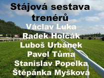 Stájová sestava trenérů pro sezónu 2020